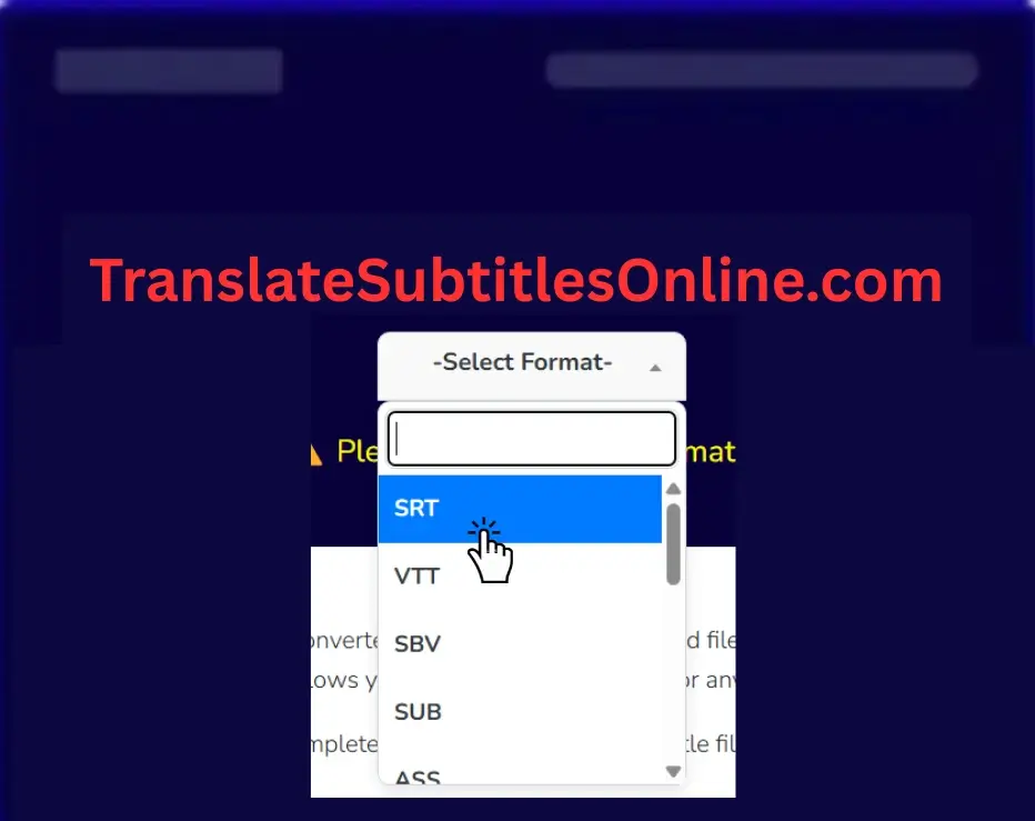 Convert Subtitles Online - TranslateSubtitlesOnline.com